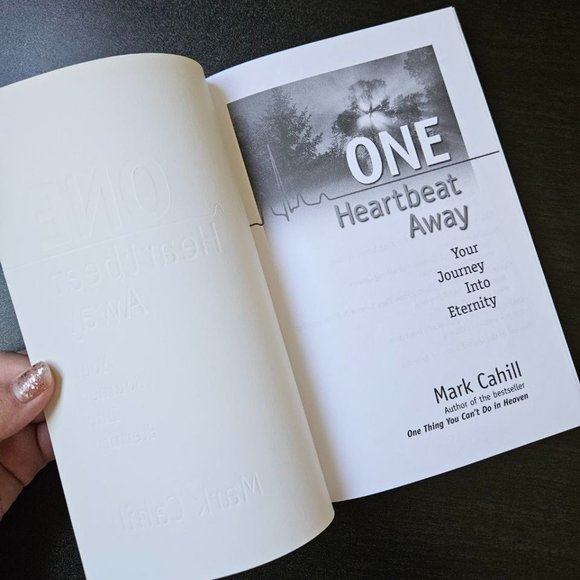 4/$20 One Heartbeat Away: Your Journey into Eternity by Mark Cahil - Paperback - Picture 2 of 5